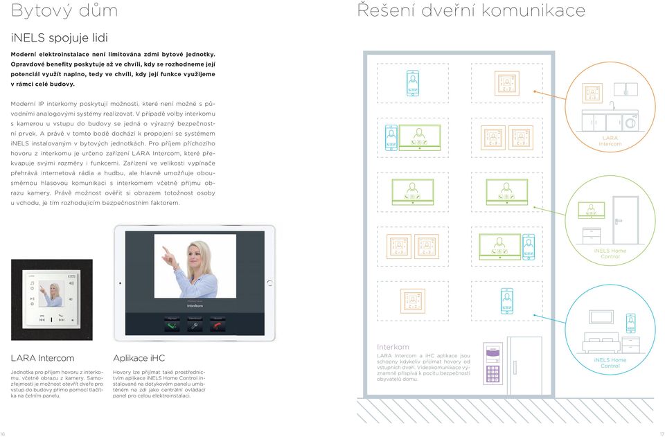 Moderní IP interkomy poskytují možnosti, které není možné s původními analogovými systémy realizovat. V případě volby interkomu s kamerou u vstupu do budovy se jedná o výrazný bezpečnostní prvek.