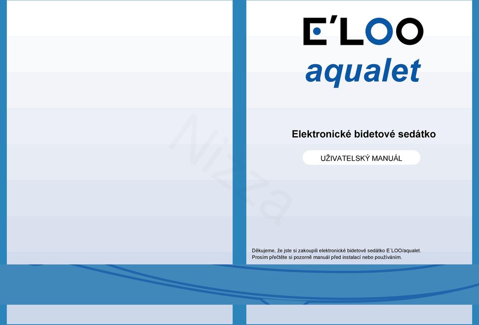 elektronické bidetové sedátko E LOO/aqualet.