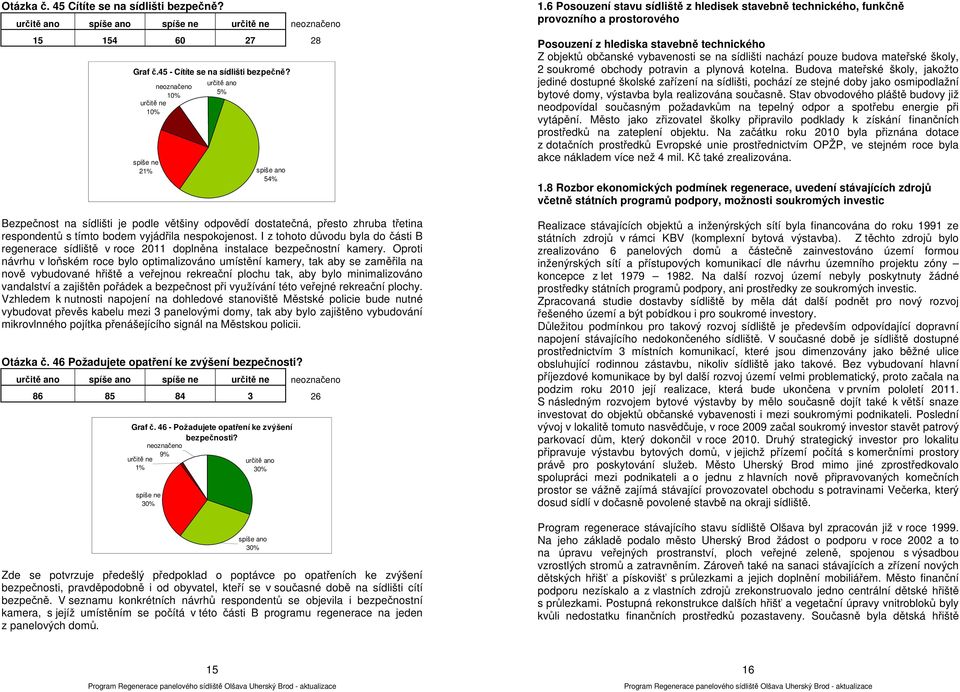 I z tohoto důvodu byla do části B regenerace sídliště v roce 2011 doplněna instalace bezpečnostní kamery.