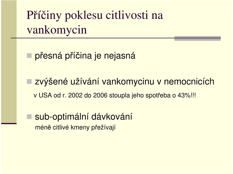 nemocnicích v USA od r.