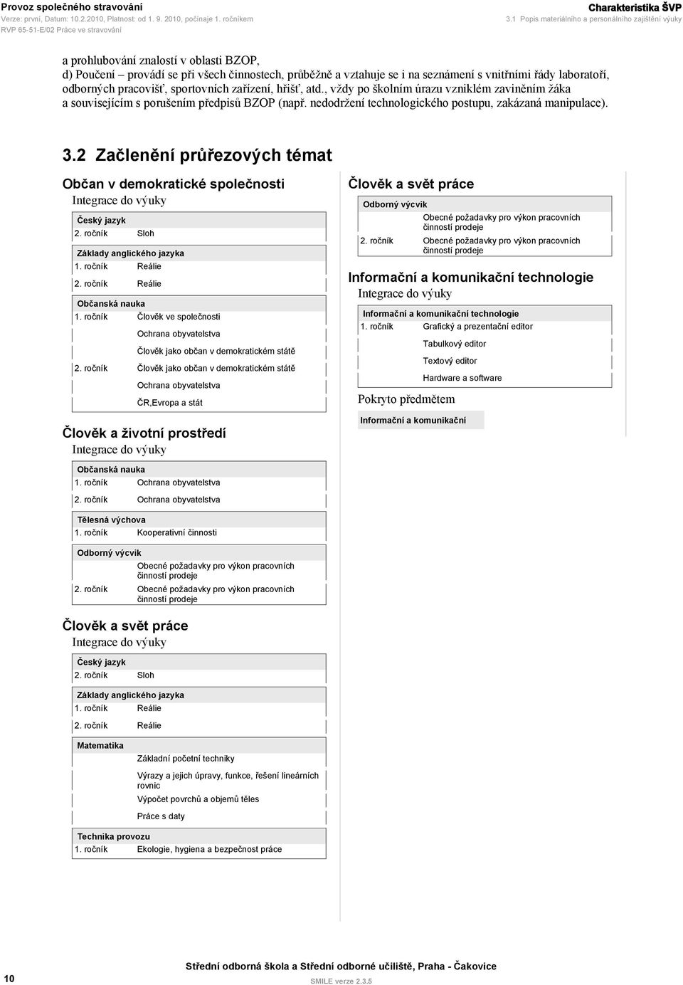 laboratoří, odborných pracovišť, sportovních zařízení, hřišť, atd., vždy po školním úrazu vzniklém zaviněním žáka a souvisejícím s porušením předpisů BZOP (např.