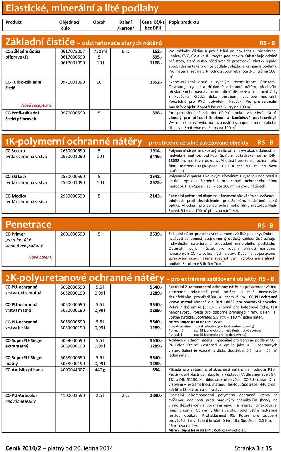 Odstraňuje odolné 0617001090 1168,- nečistoty, staré vrstvy ošetřovacích prostředků, zbytky lepidel apod. Ideální také pro lité podlahy, dlažbu a kamenné podlahy. Pro materiál šetrná ph-hodnota.