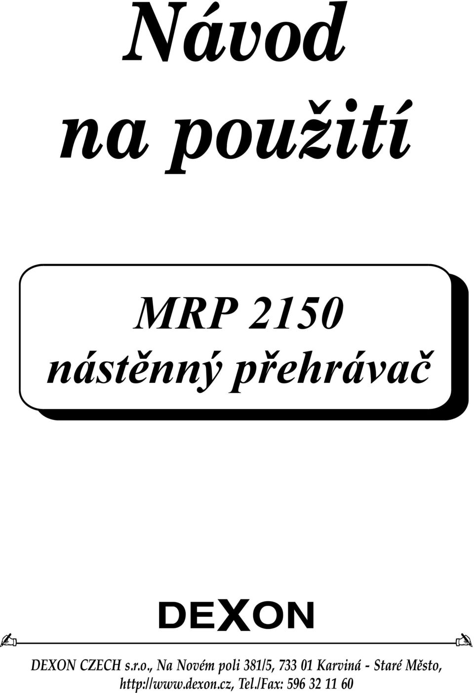 přehrávač