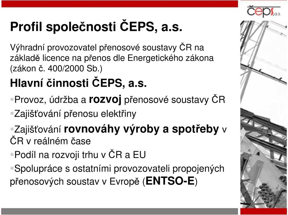 i ČEPS, a.s.