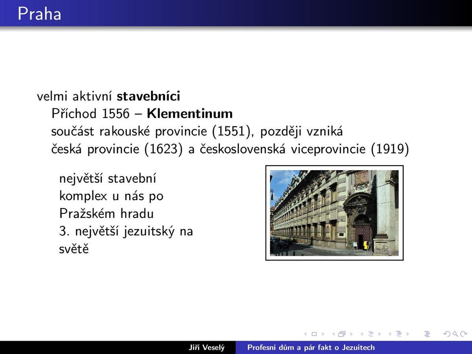 provincie(1623) a československá viceprovincie(1919)