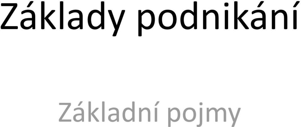 Základní