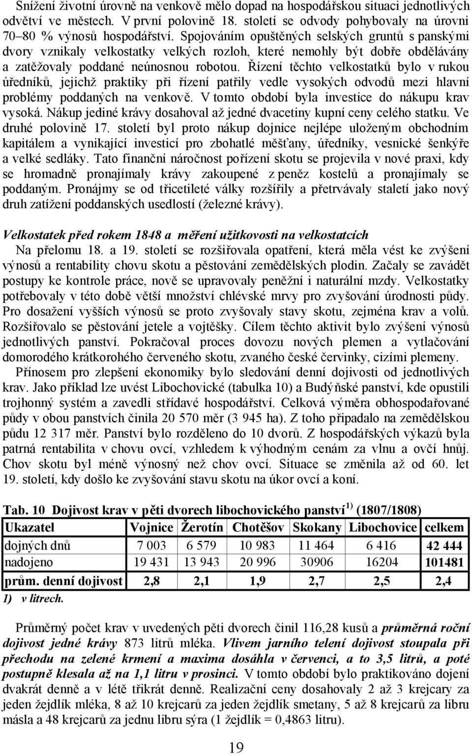 Řízení těchto velkostatků bylo v rukou úředníků, jejichž praktiky při řízení patřily vedle vysokých odvodů mezi hlavní problémy poddaných na venkově.