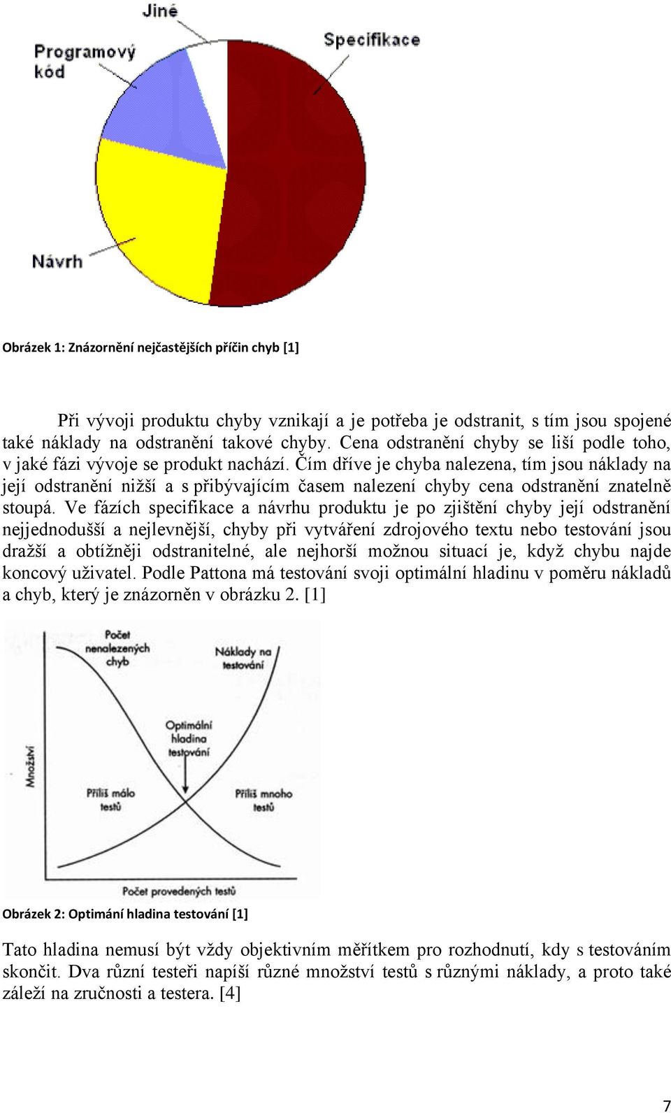 Čím dříve je chyba nalezena, tím jsou náklady na její odstranění nižší a s přibývajícím časem nalezení chyby cena odstranění znatelně stoupá.