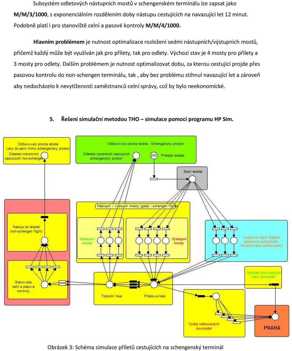 Hlavním problémem je nutnost optimalizace rozložení sedmi nástupních/výstupních mostů, přičemž každý může být využíván jak pro přílety, tak pro odlety.