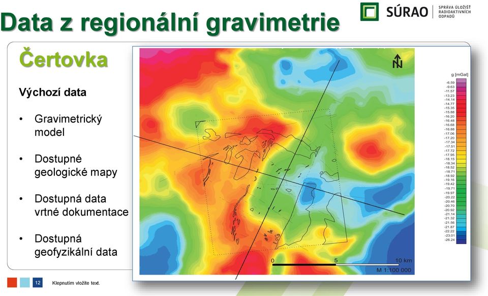 geologické mapy Dostupná data vrtné