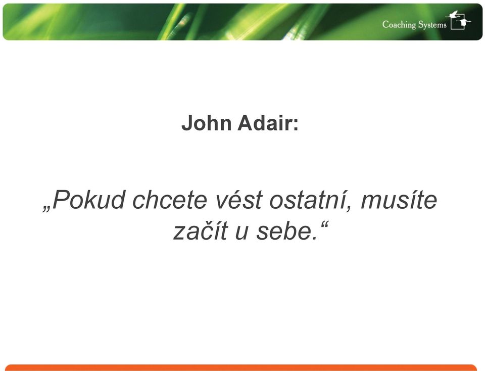 vést ostatní,