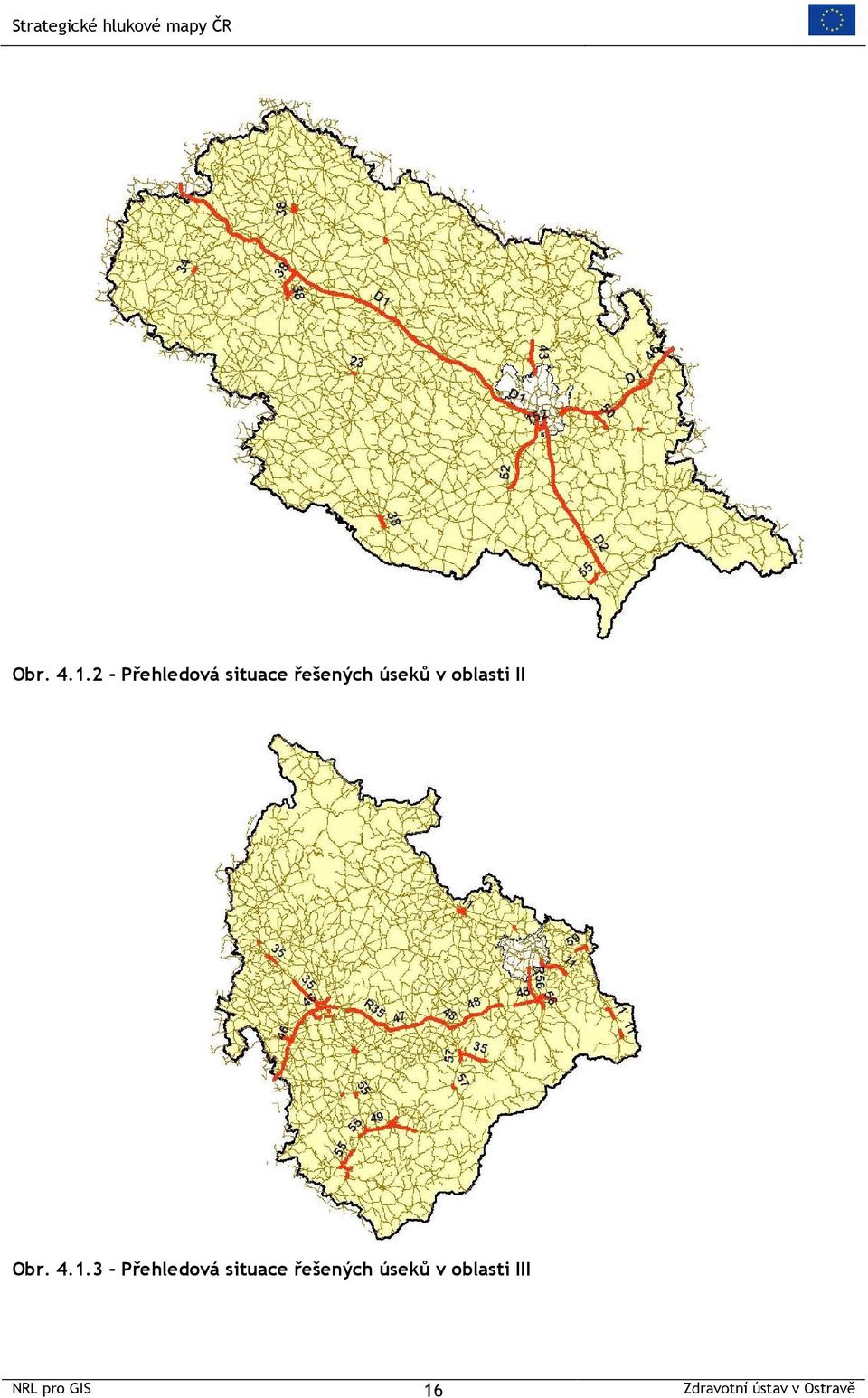 oblasti II 3 - Přehledová situace