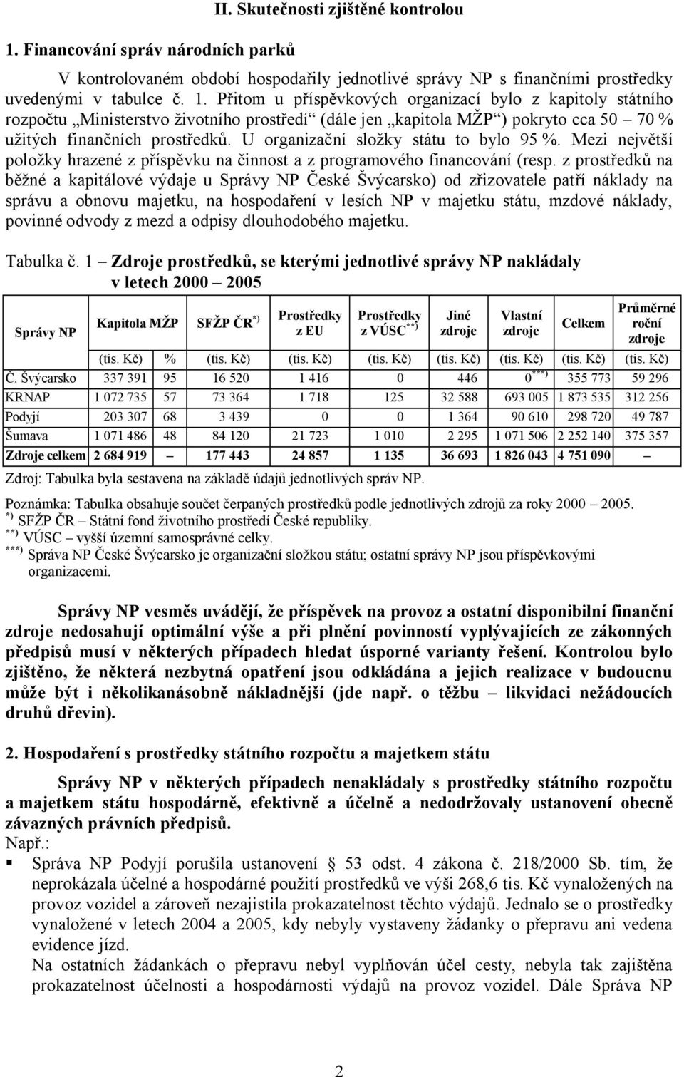 U organizační složky státu to bylo 95 %. Mezi největší položky hrazené z příspěvku na činnost a z programového financování (resp.