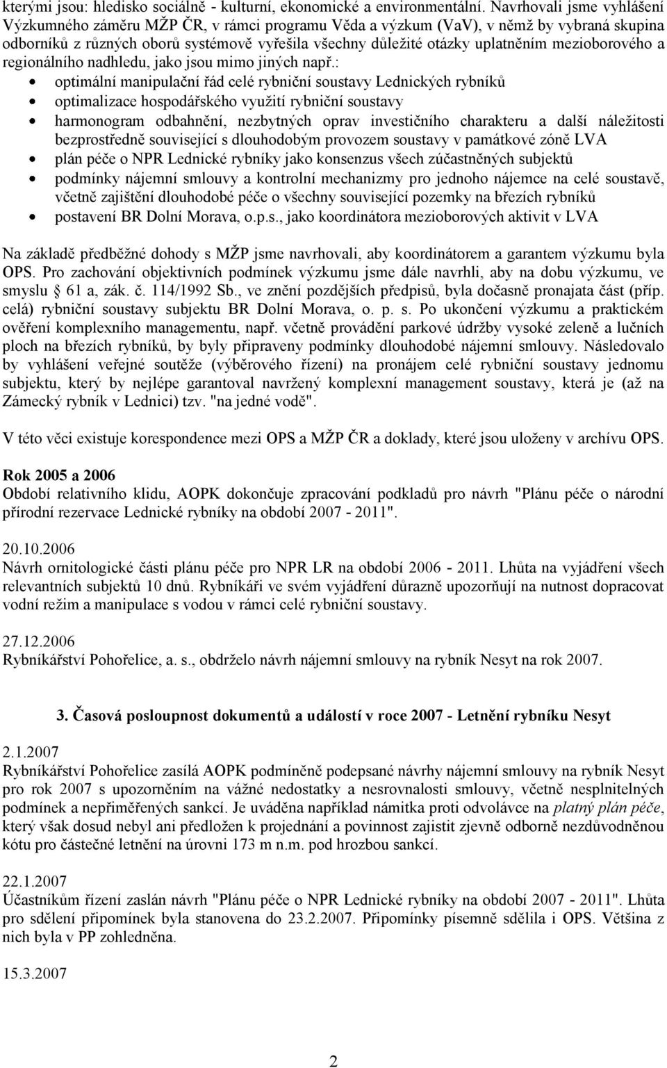 mezioborového a regionálního nadhledu, jako jsou mimo jiných např.