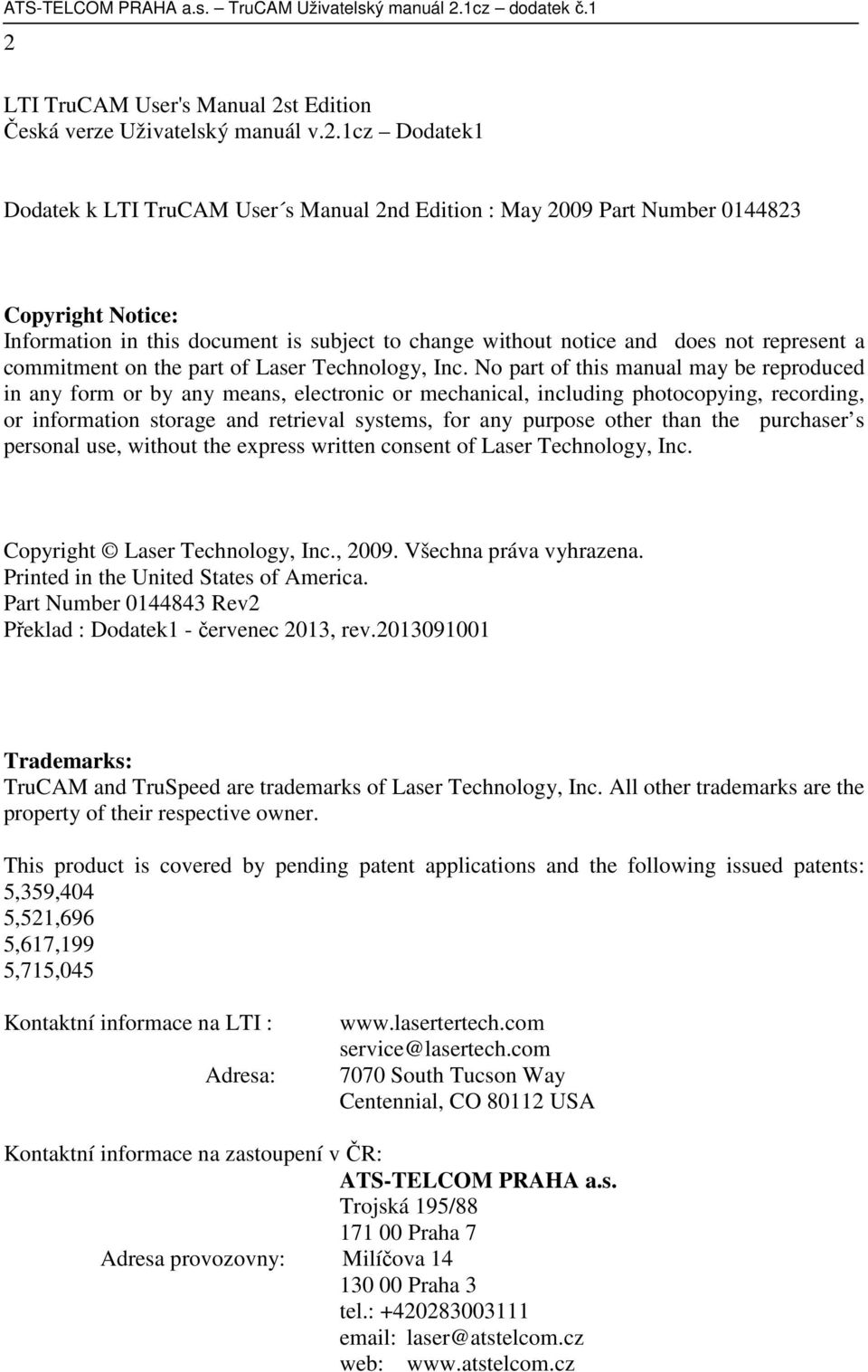 LTI TruCAM User's Manual 2s