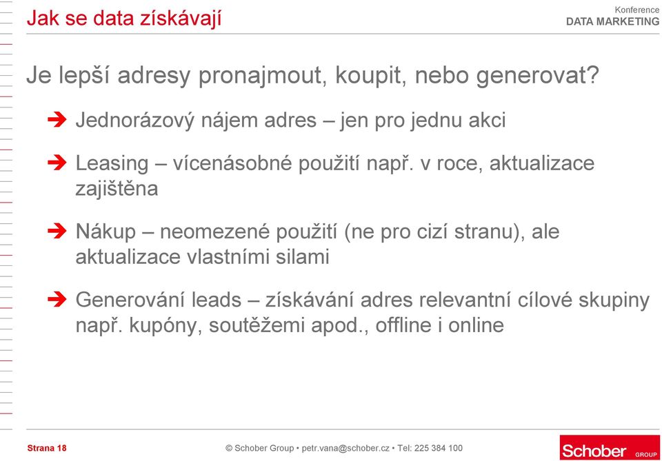 v roce, aktualizace zajištěna Nákup neomezené pouţití (ne pro cizí stranu), ale aktualizace vlastními