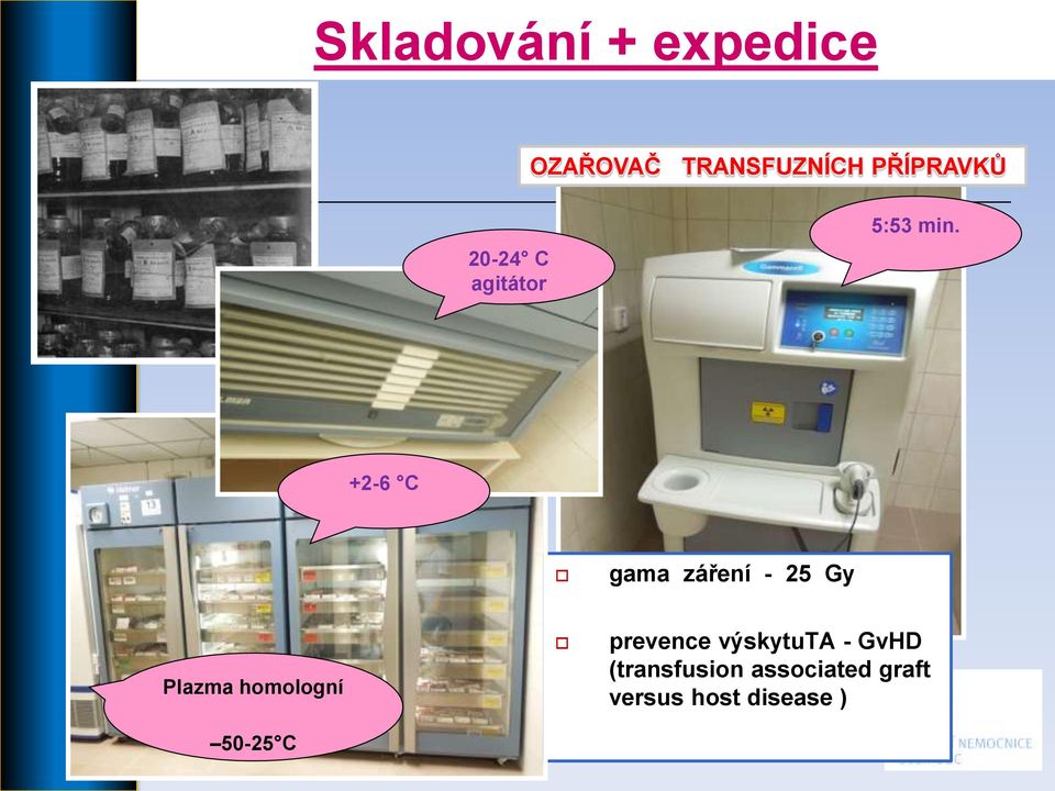 +2-6 C gama záření - 25 Gy Plazma homologní prevence