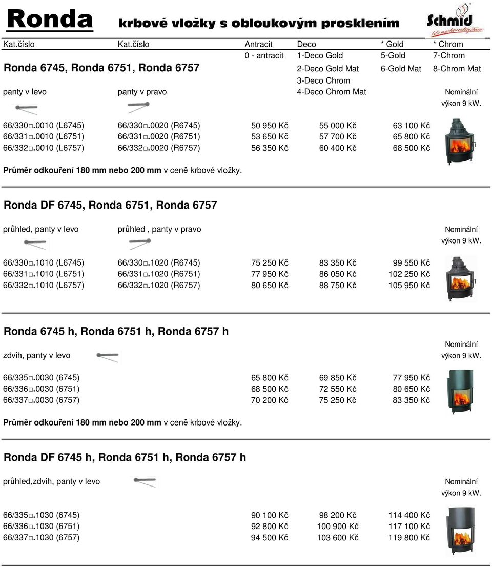 0020 (R6757) 56 350 Kč 60 400 Kč 68 500 Kč Ronda DF 6745, Ronda 6751, Ronda 6757 průhled, panty v levo průhled, panty v pravo 66/330.1010 (L6745) 66/330.