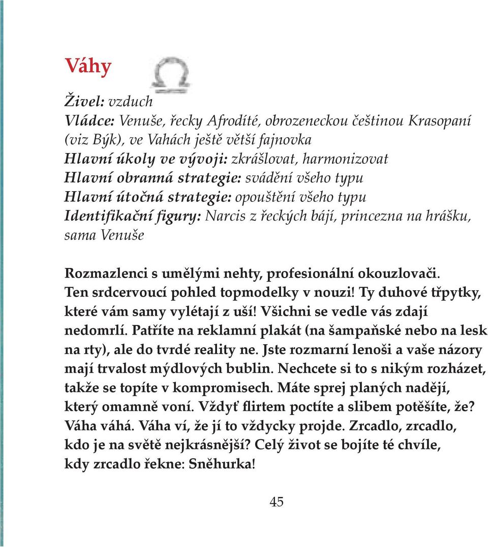 Ten srdcervoucí pohled topmodelky v nouzi! Ty duhové třpytky, které vám samy vylétají z uší! Všichni se vedle vás zdají nedomrlí.