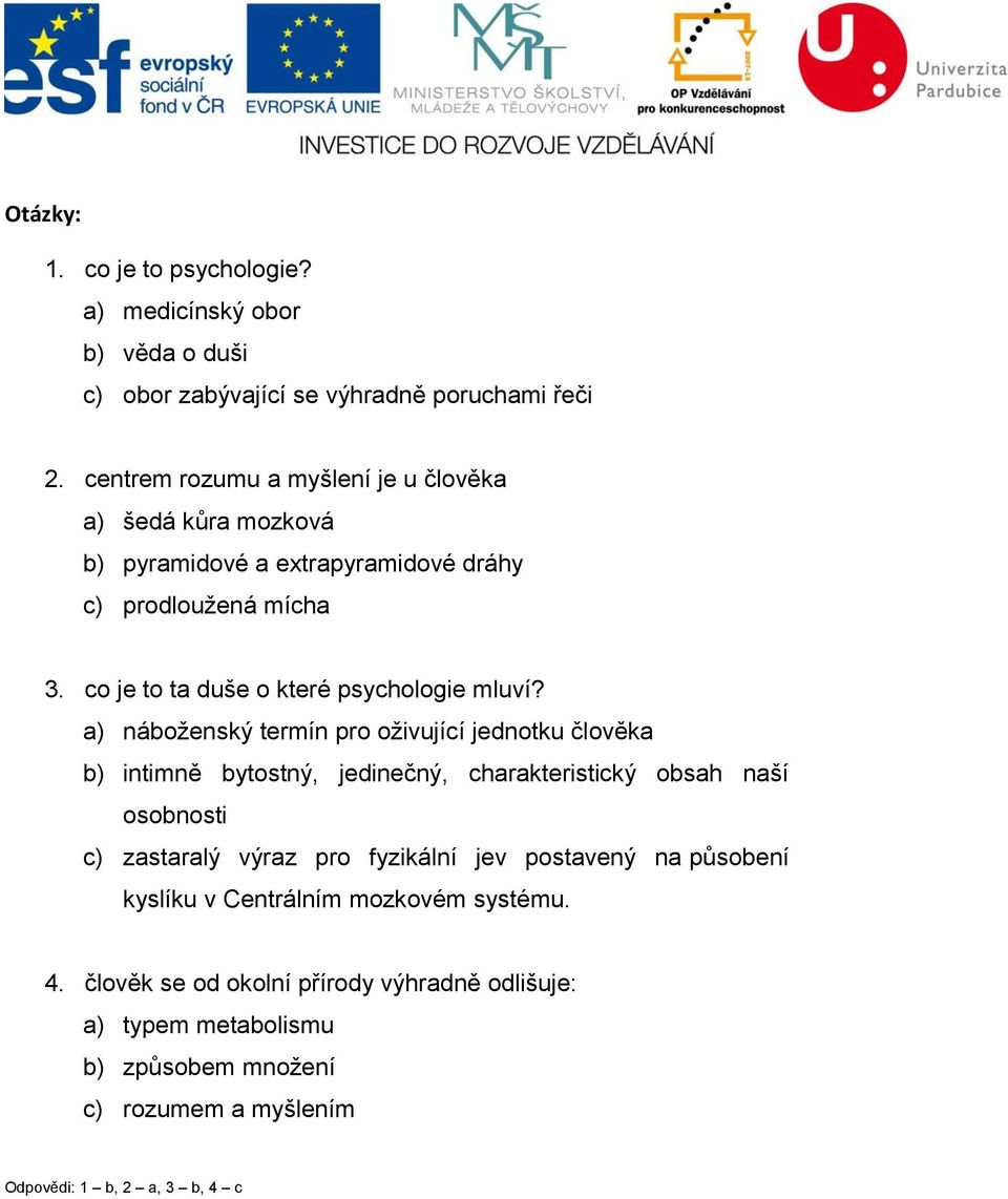 co je to ta duše o které psychologie mluví?