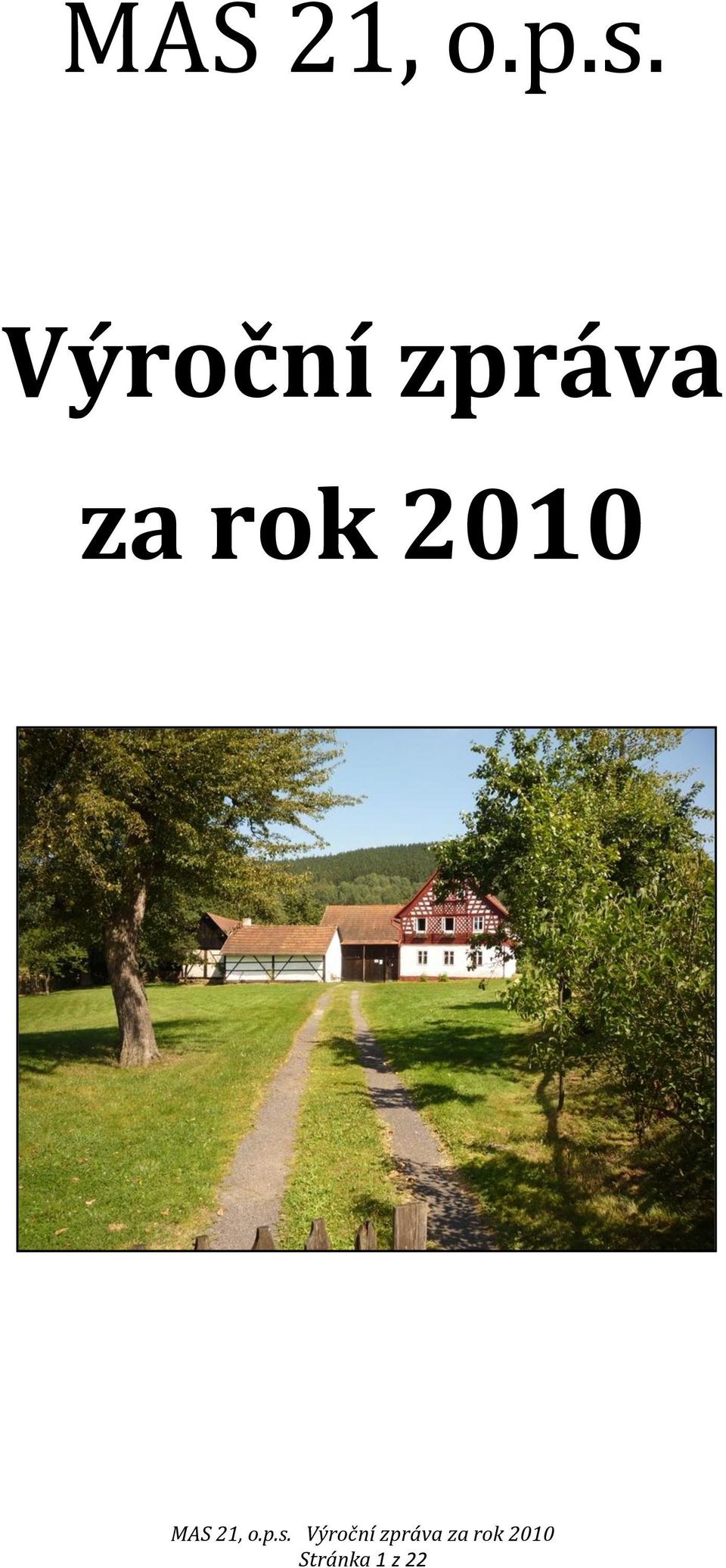 zpráva za rok