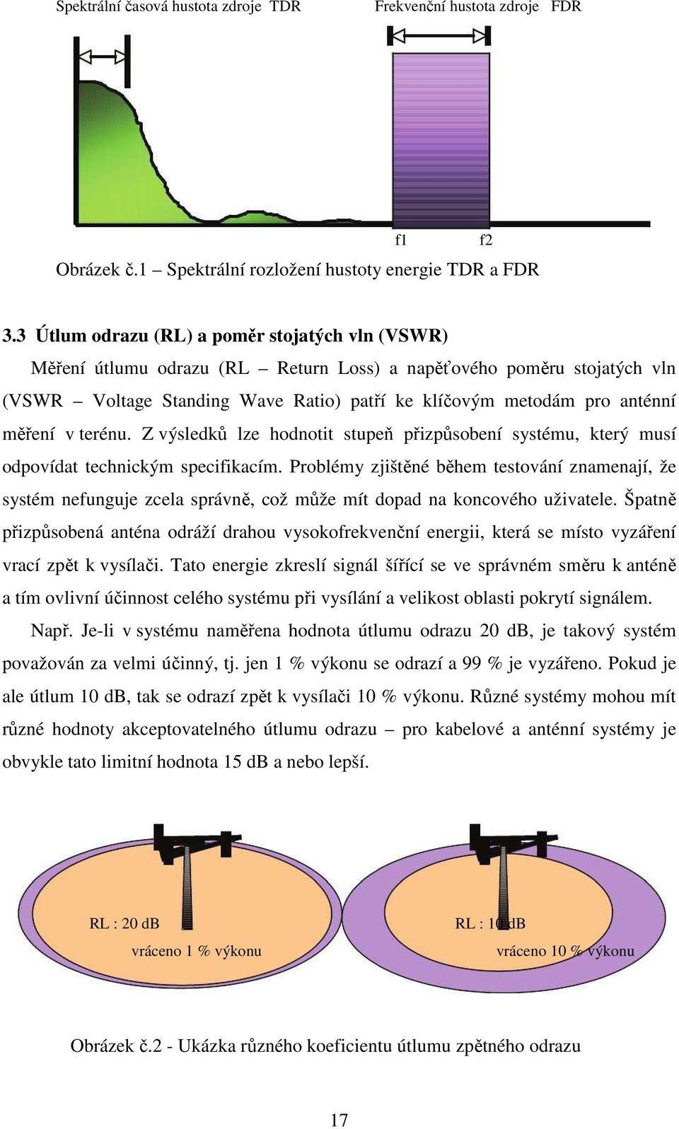 teénu. Z výsledků lze hodnotit stupeň přizpůsobení systému, kteý musí odpovídat technickým specifikacím.