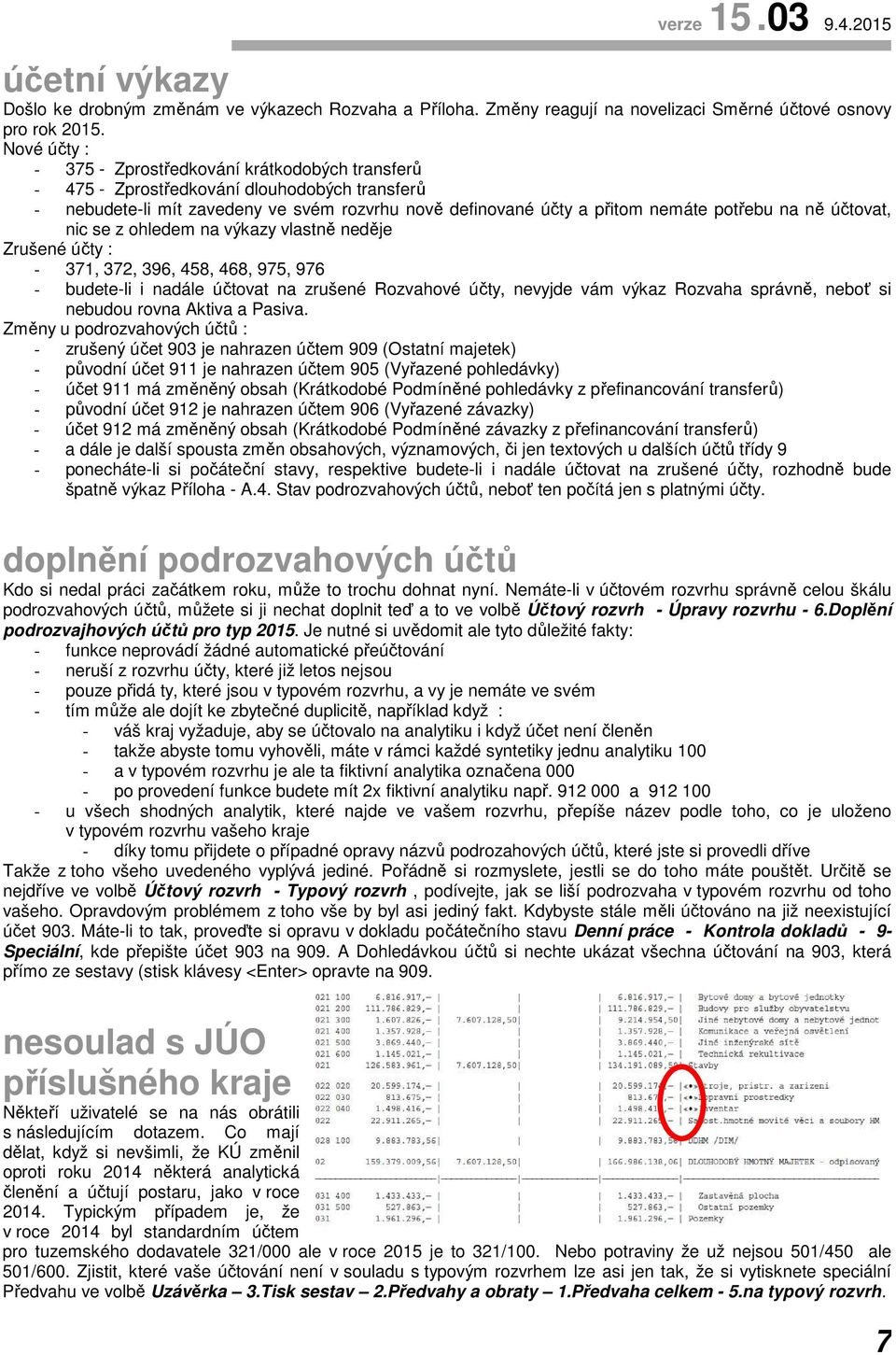 účtovat, nic se z ohledem na výkazy vlastně neděje Zrušené účty : - 371, 372, 396, 458, 468, 975, 976 - budete-li i nadále účtovat na zrušené Rozvahové účty, nevyjde vám výkaz Rozvaha správně, neboť