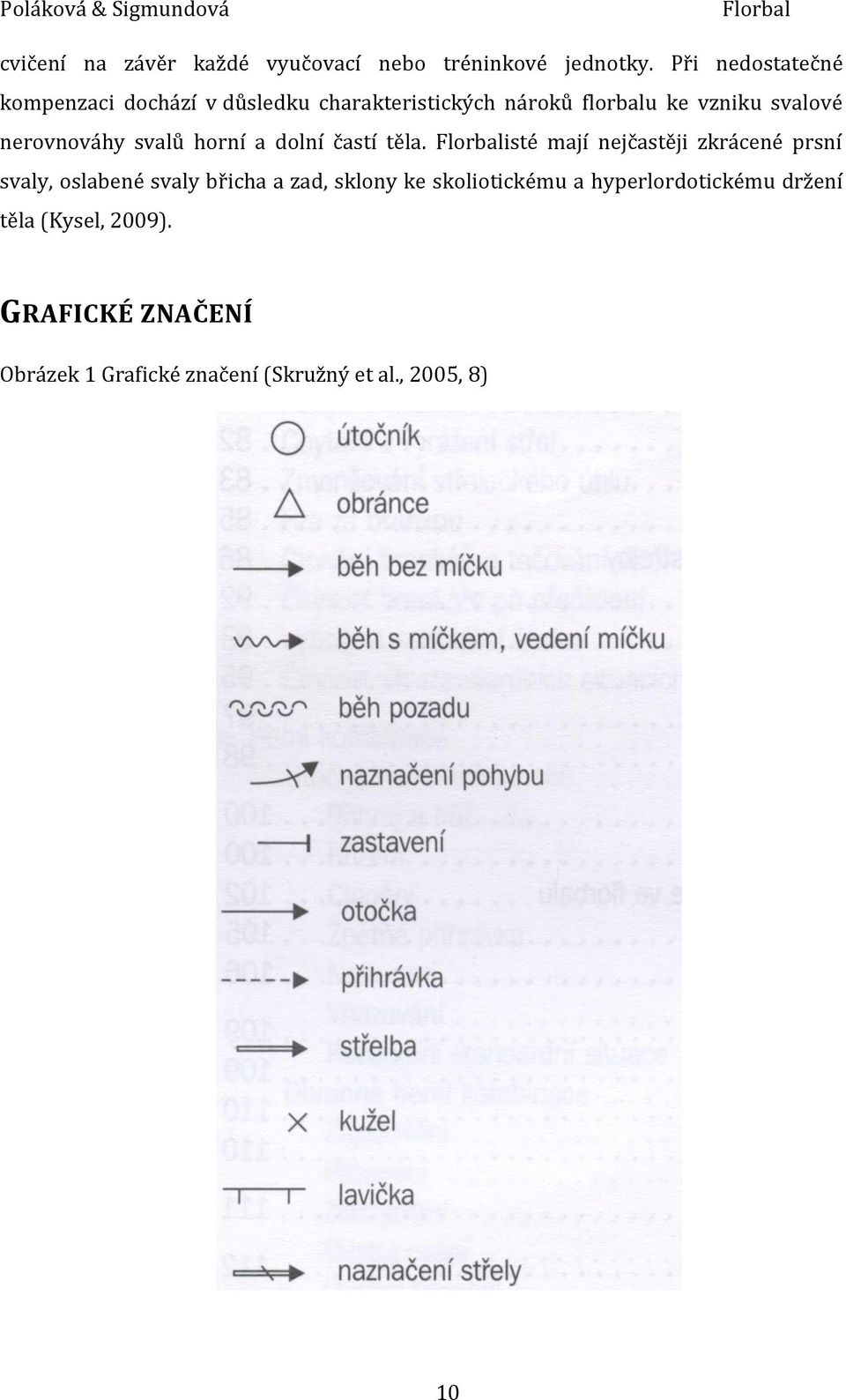 svalů horní a dolní častí těla.