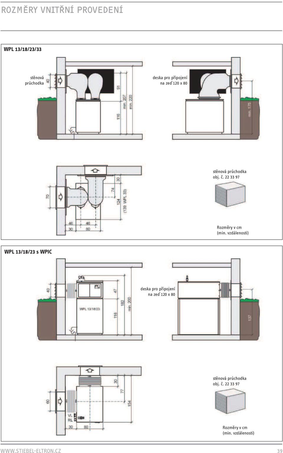 vzdálenosti) WPL 13/18/23 swpic deska pro  vzdálenosti) WWW.STIEBEL-ELTRON.