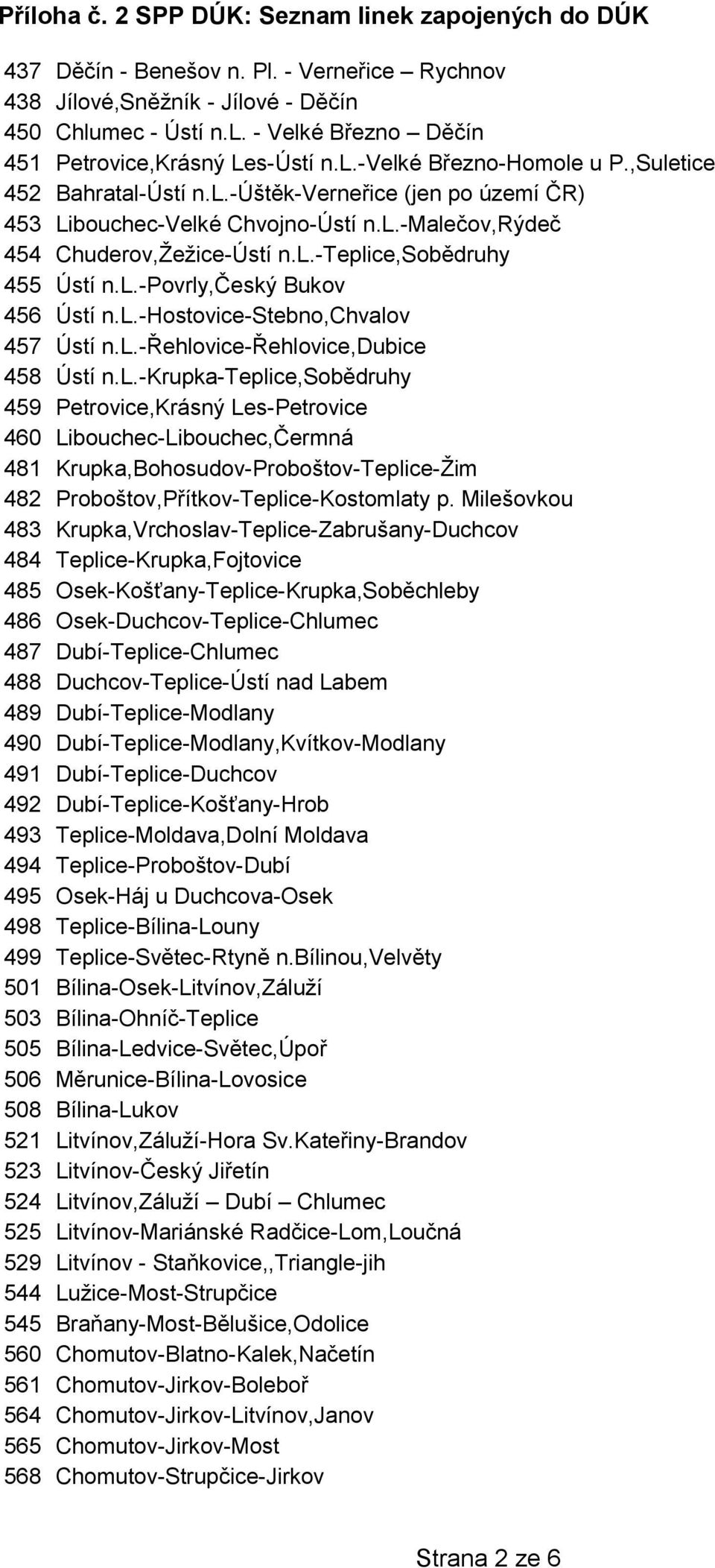 l.-hostovice-stebno,chvalov 457 Ústí n.l.-řehlovice-řehlovice,dubice 458 Ústí n.l.-krupka-teplice,sobědruhy 459 Petrovice,Krásný Les-Petrovice 460 Libouchec-Libouchec,Čermná 481 Krupka,Bohosudov-Proboštov-Teplice-Žim 482 Proboštov,Přítkov-Teplice-Kostomlaty p.