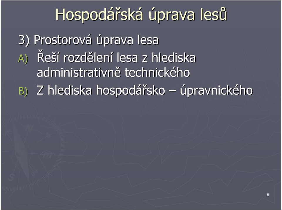 hlediska administrativně technického ho