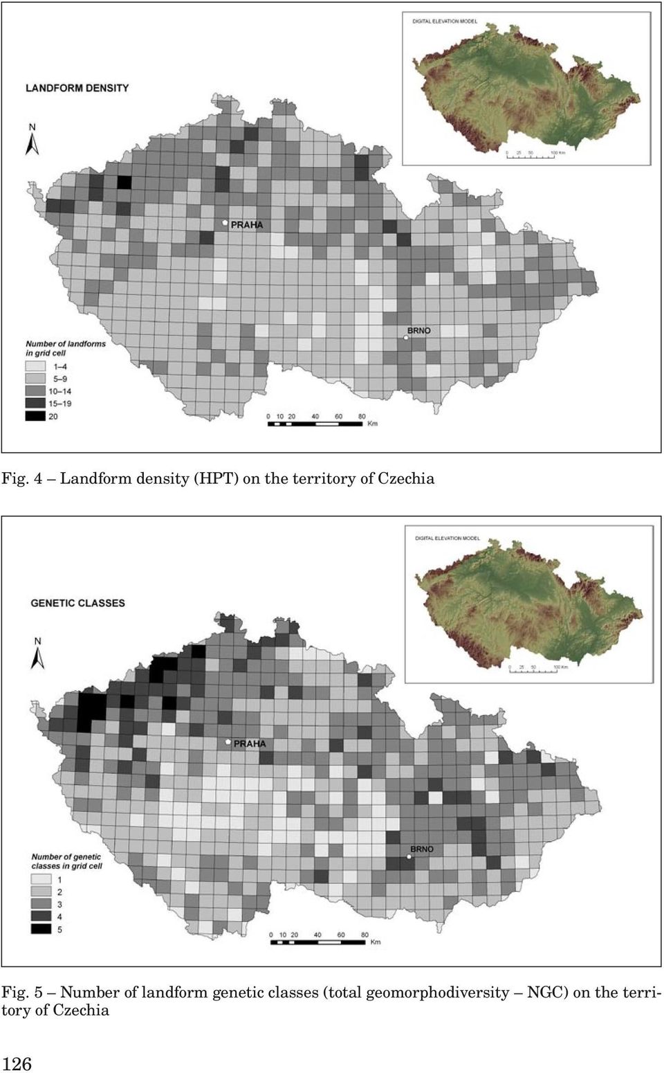 5 Number of landform genetic classes