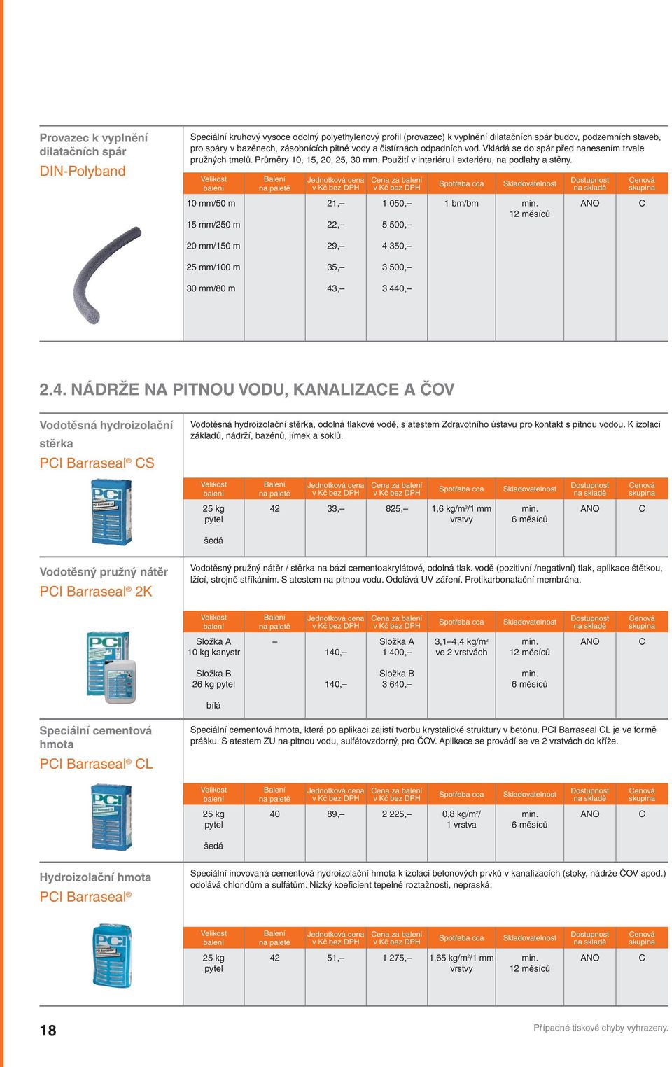 10 mm/50 m 15 mm/250 m 21, 22, ena za 1 050, 5 500, 1 bm/bm 12 měsíců 20 mm/150 m 25 mm/100 m 30 mm/80 m 29, 35, 43