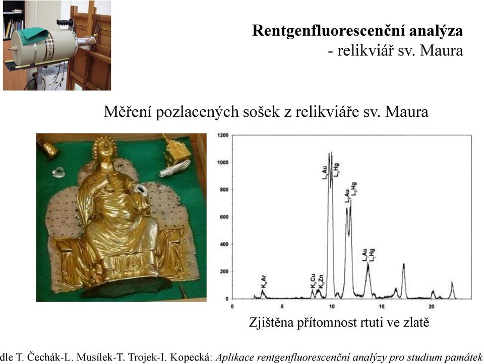 Maura Zjištěna přítomnost rtuti ve zlatě dle T. Čechák-L.