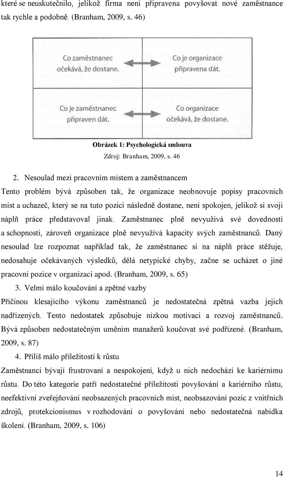 jelikož si svoji náplň práce představoval jinak. Zaměstnanec plně nevyužívá své dovednosti a schopnosti, zároveň organizace plně nevyužívá kapacity svých zaměstnanců.