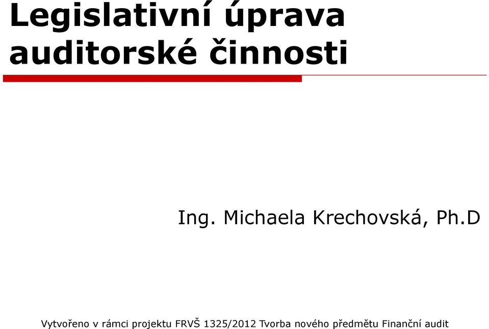 činnosti Ing.