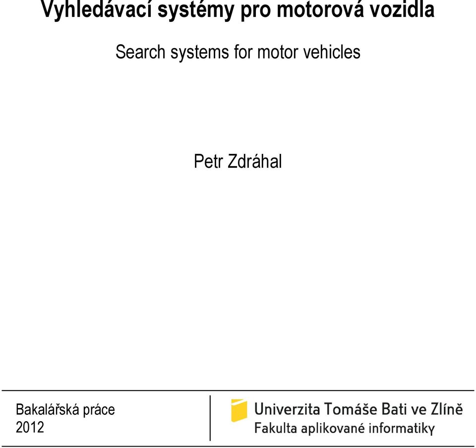 systems for motor vehicles