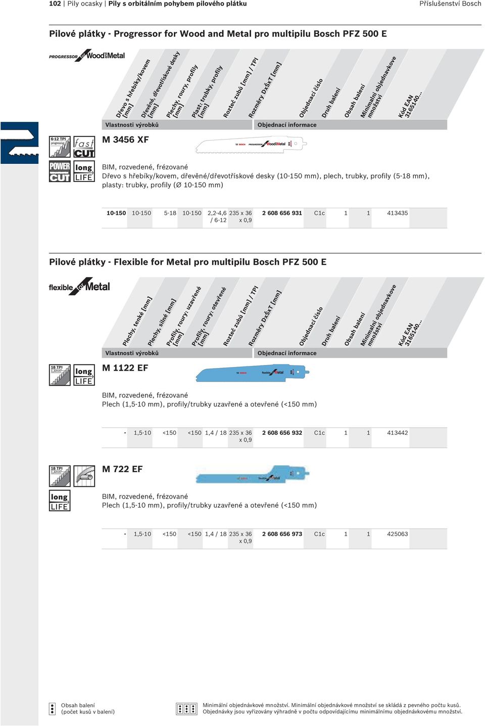 plech, trubky, proily (5-18 mm), plasty: trubky, proily (Ø 10-150 mm) 10-150 10-150 5-18 10-150 2,2-4,6 235 x 36 / 6-12 x 0,9 2 608 656 931 C1c 1 1 413435 Pilové plátky - Flexible for Metal pro