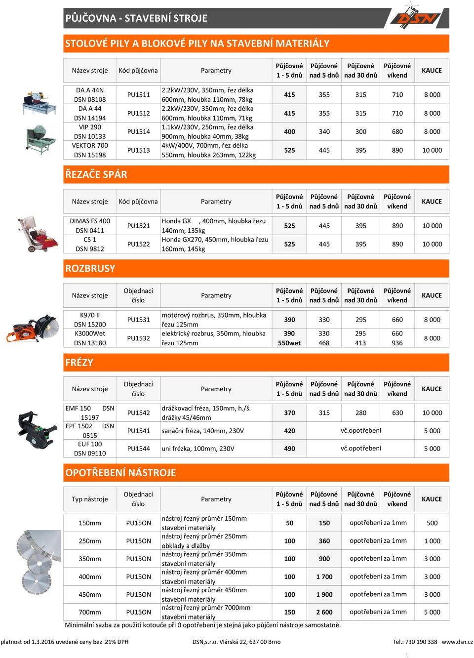 1kW/230V, 250mm, řez délka 900mm, hloubka 40mm, 38kg 4kW/400V, 700mm, řez délka 550mm, hloubka 263mm, 122kg 415 355 315 710 8 000 415 355 315 710 8 000 400 340 300 680 8 000 525 445 395 890 10 000