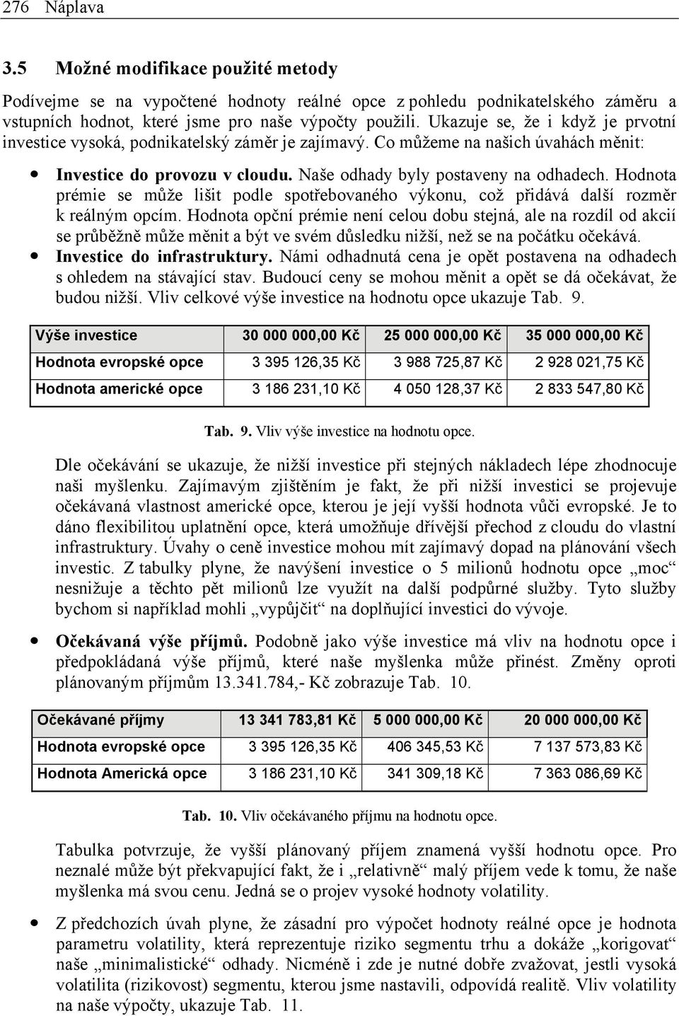 Hodnota prémie se může lišit podle spotřebovaného výkonu, což přidává další rozměr k reálným opcím.