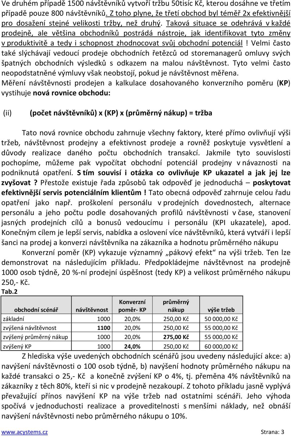 Taková situace se odehrává v každé prodejně, ale většina obchodníků postrádá nástroje, jak identifikovat tyto změny v produktivitě a tedy i schopnost zhodnocovat svůj obchodní potenciál!