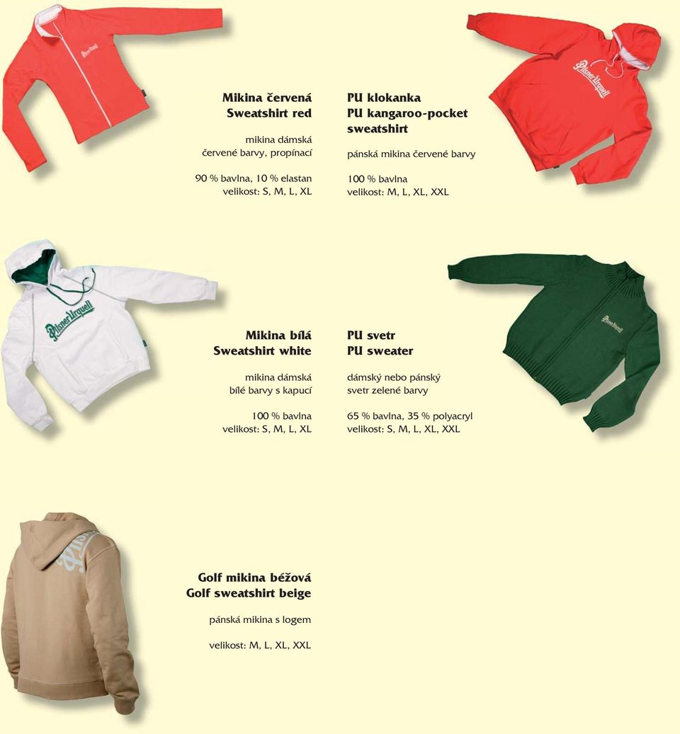 dámská bílé barvy s kapucí velikost: S, M, L, XL PU svetr PU sweater dámský nebo pánský svetr zelené barvy 65 %
