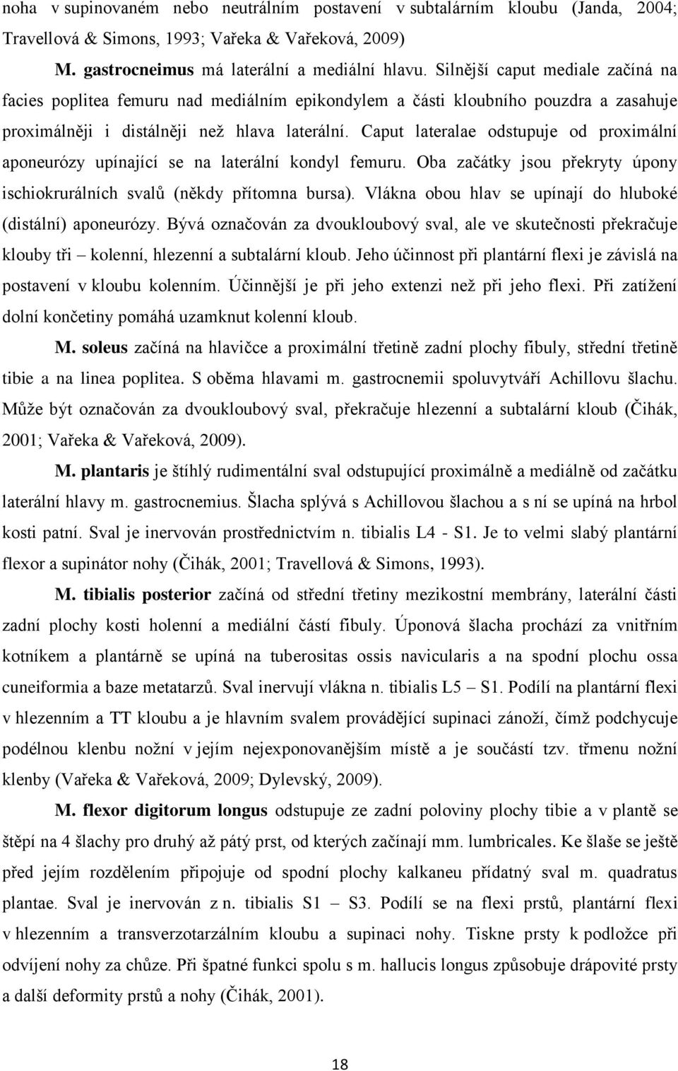 Caput lateralae odstupuje od proximální aponeurózy upínající se na laterální kondyl femuru. Oba začátky jsou překryty úpony ischiokrurálních svalů (někdy přítomna bursa).