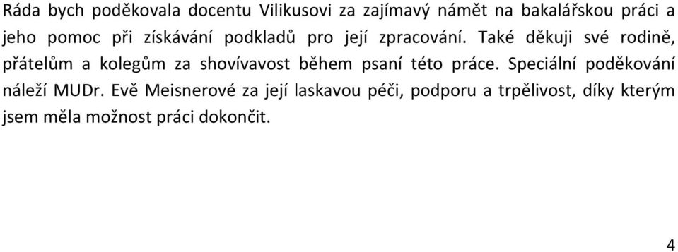 Také děkuji své rodině, přátelům a kolegům za shovívavost během psaní této práce.