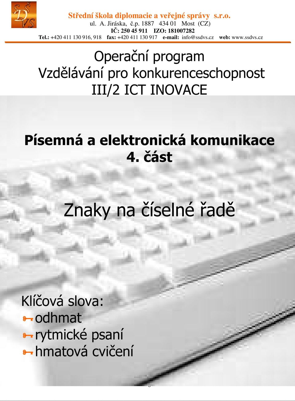 a elektronická komunikace 4.