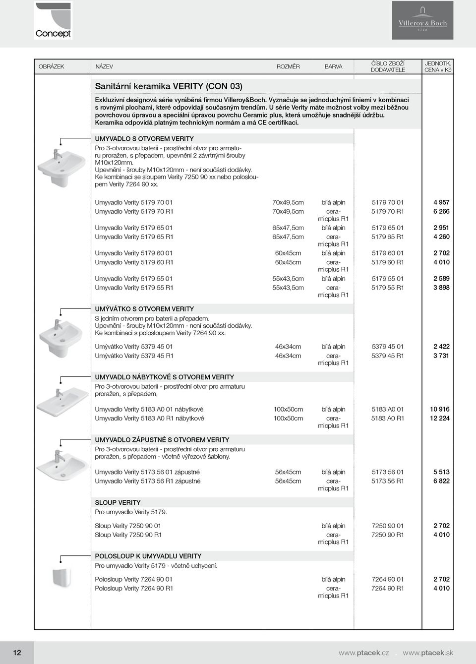 Keramika odpovídá platným technickým normám a má CE certifikaci.