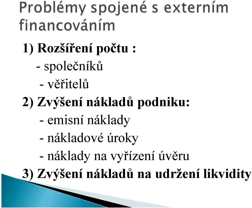 emisní náklady - nákladové úroky - náklady