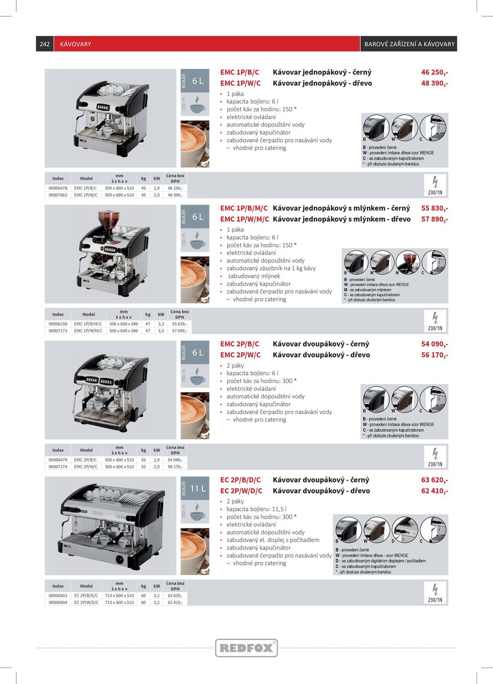 x 510 60 60 3,2 3,2 1 páka kapacita bojleru: 6 l počet káv za hodinu: 150 * elektrické ovládaní automatické dopouštění vody zabudovaný zásobník na 1 kávy zabudovaný mlýnek zabudovaný kapučinátor