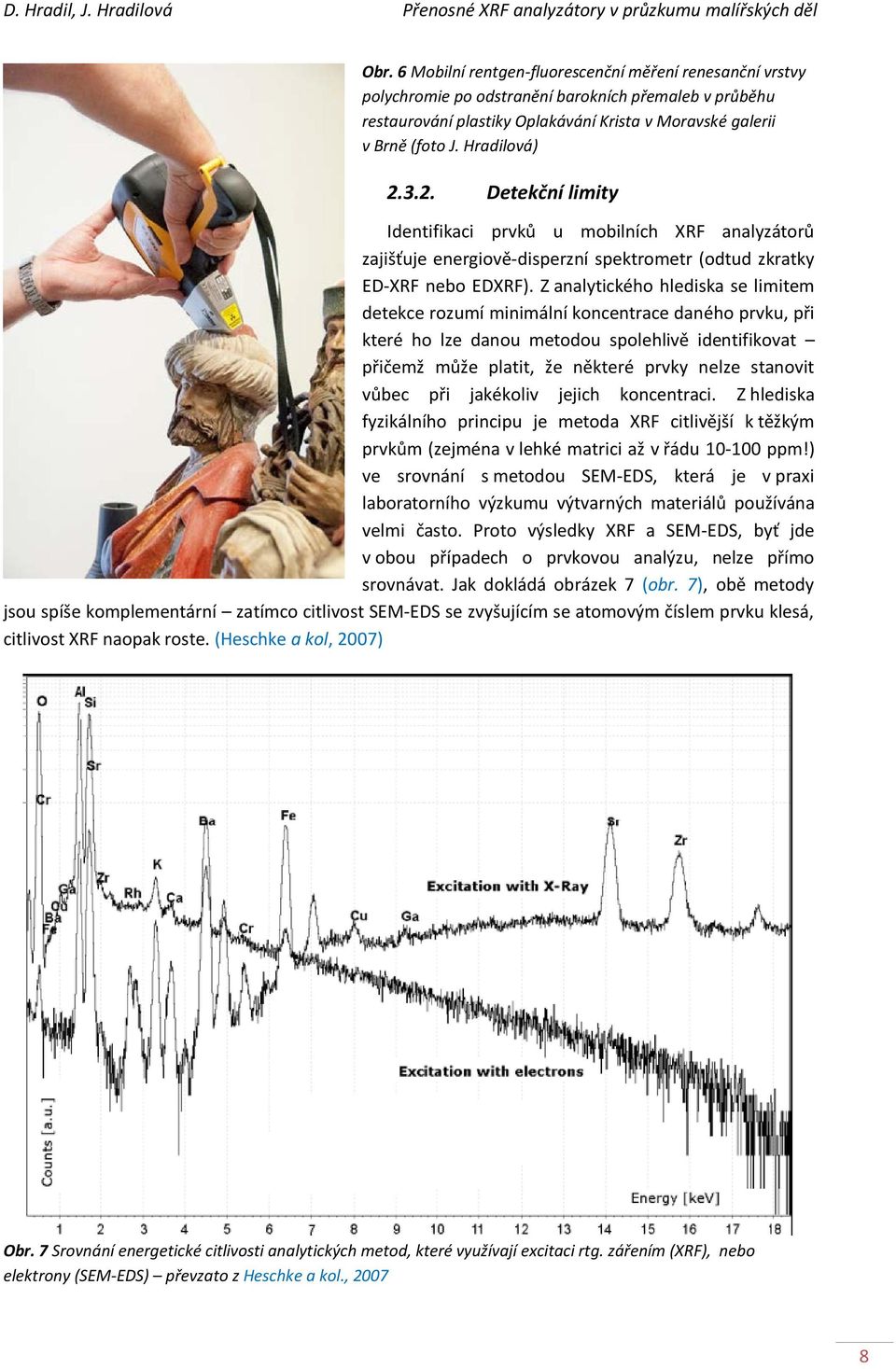 Z analytického hlediska se limitem detekce rozumí minimální koncentrace daného prvku, při které ho lze danou metodou spolehlivě identifikovat přičemž může platit, že některé prvky nelze stanovit