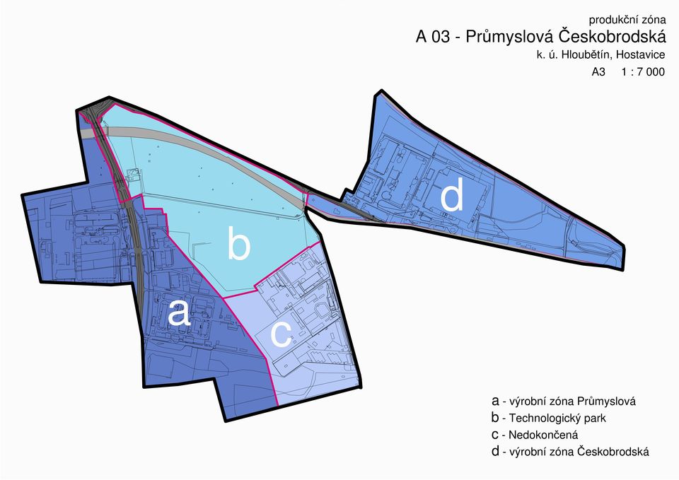 - výrobní zóna Pr myslová b - Technologický